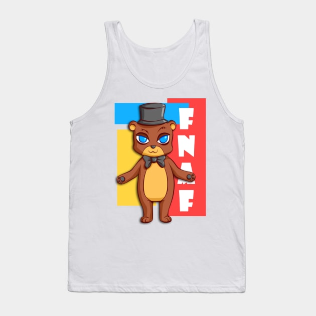 Fredy FNAF Tank Top by panchi